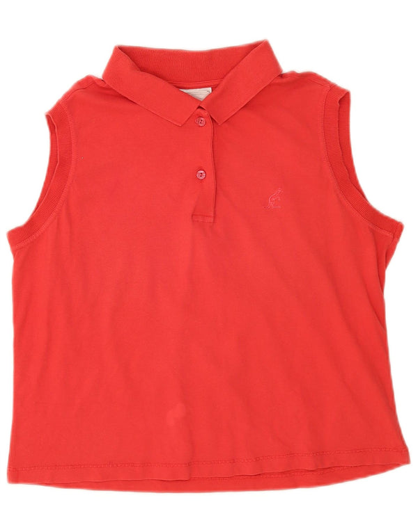 Polo senza maniche da donna AUSTRALIAN L'ALPINA IT 52 2XL Rossa