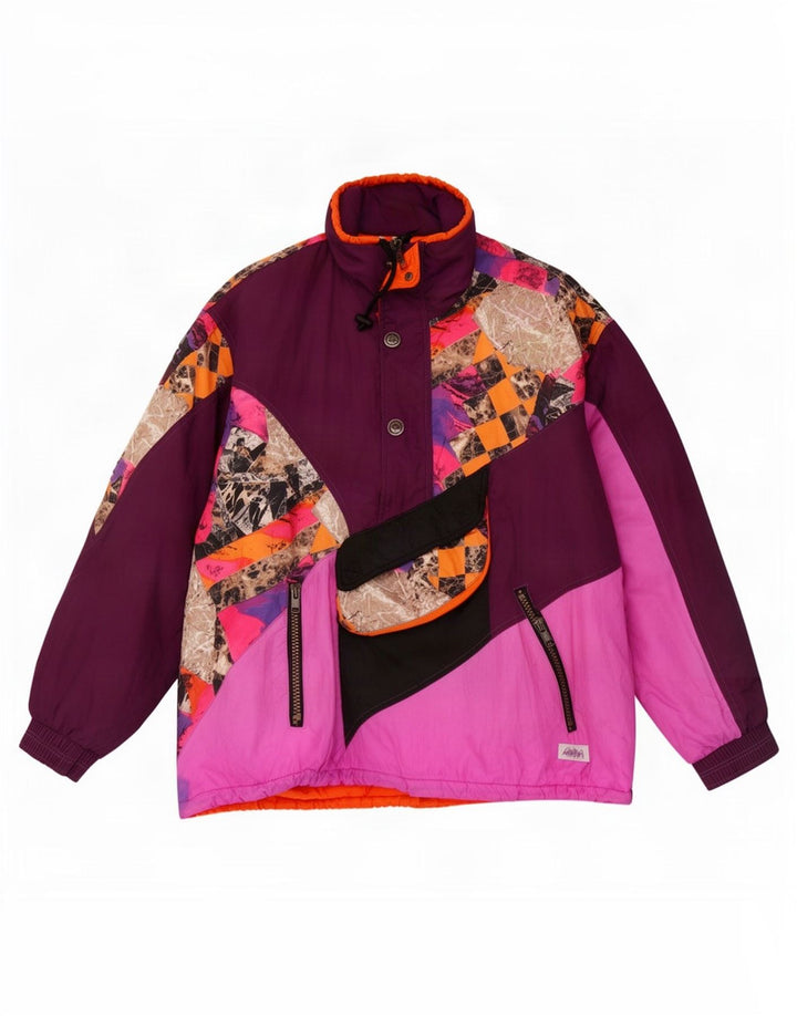 Giacca da sci pullover da uomo Hibernia UK 46/48 2XL Colourblock multicolore