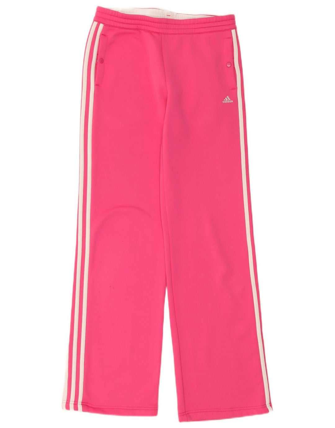 Pantaloni da tuta dritti da donna Adidas UK 10 Small Rosa Poliestere