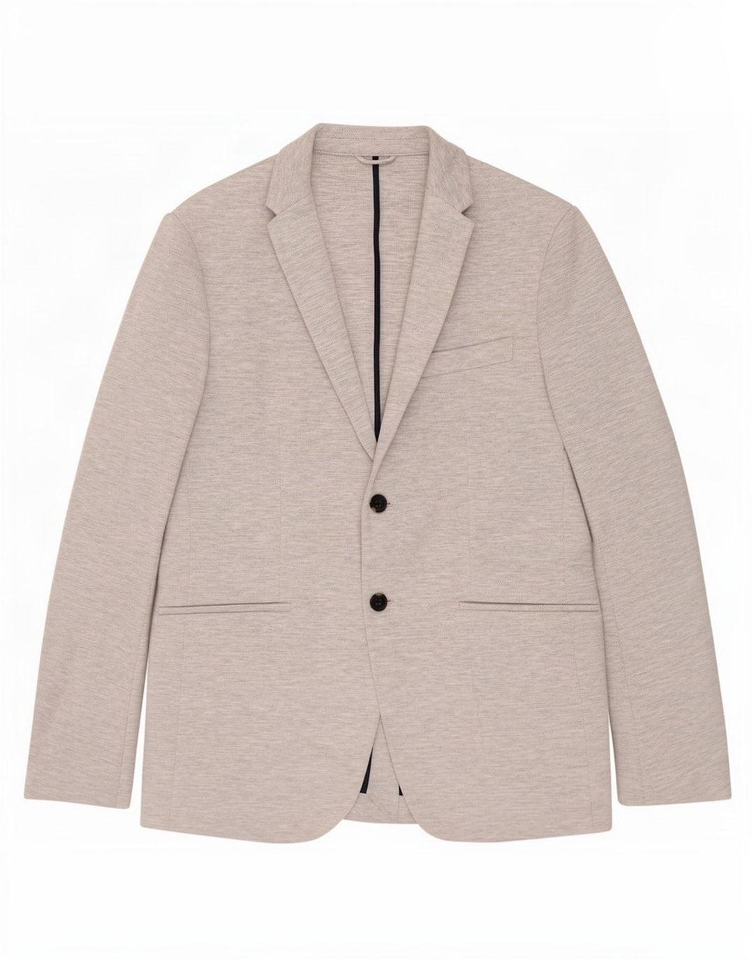 Giacca blazer da uomo a 2 bottoni Zara UK 40 grande poliestere chiazzato grigio