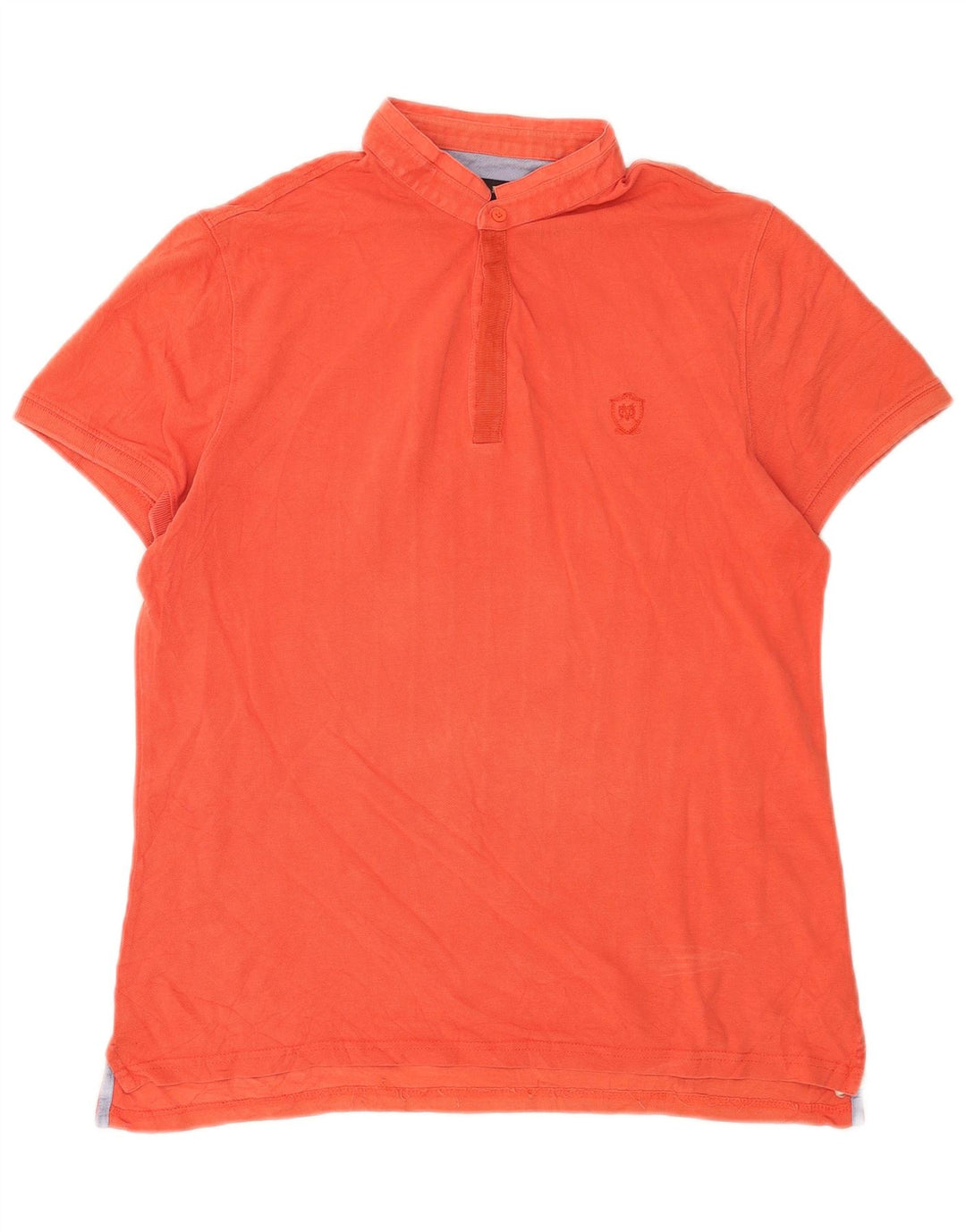 Polo Uomo Massimo Dutti Cotone Arancione Medio