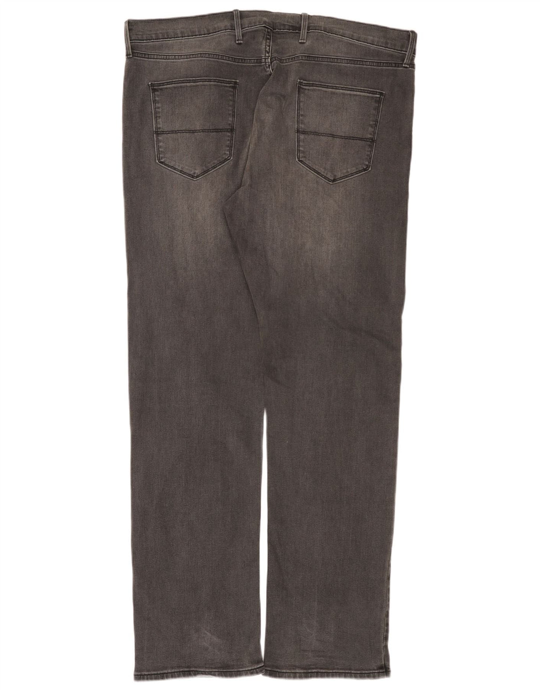 Jeans dritti da uomo Marks & Spencer W38 L33 cotone grigio