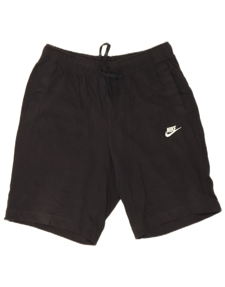Pantaloncini sportivi Nike da uomo, cotone medio nero