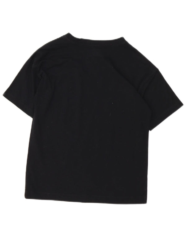 T-shirt grafica per ragazze Jordan Top 10-11 anni cotone nero medio