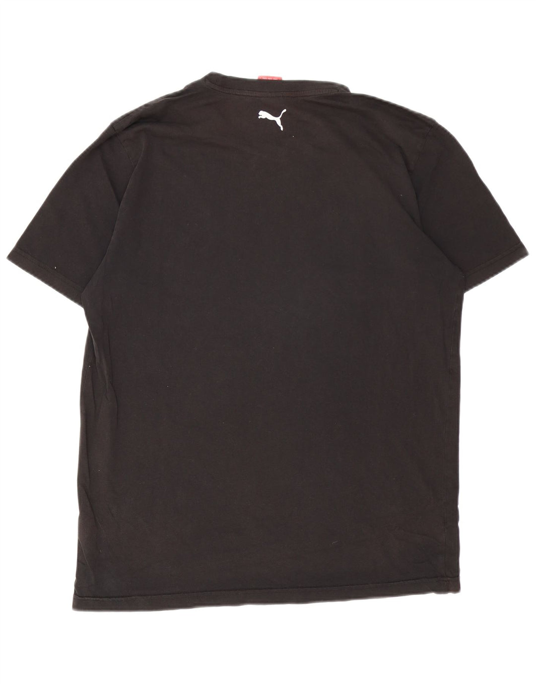 T-shirt grafica da uomo Puma Top grande in cotone nero