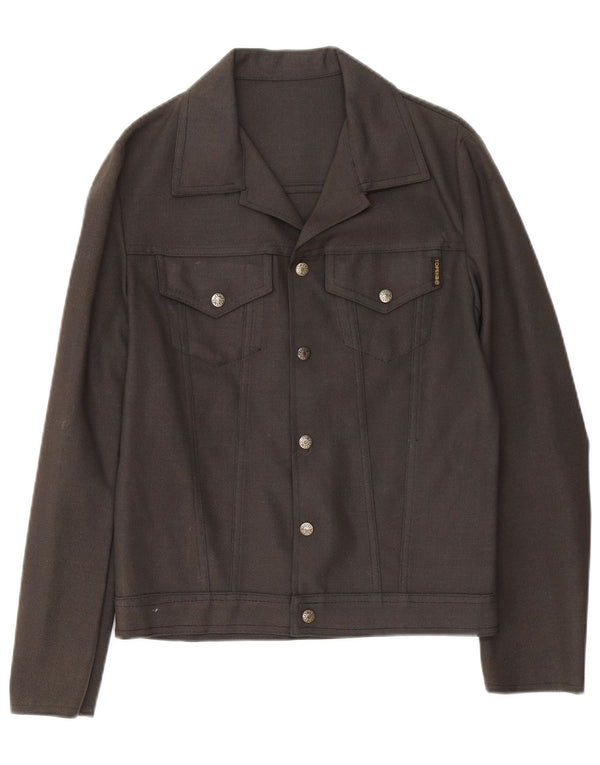 Giubbotto bomber vintage da uomo UK 34 XS grigio