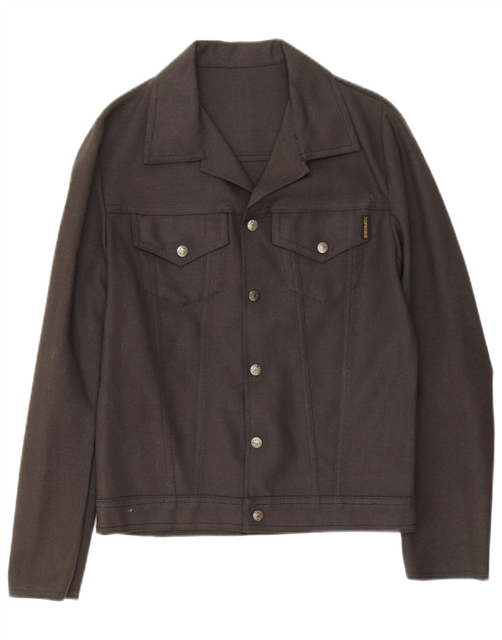 Giubbotto bomber vintage da uomo UK 34 XS grigio