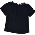 VINTAGE Womens Blouse Top UK 18 XL Navy Blue | Vintage Vintage | Thrift | Second-Hand Vintage | Used Clothing | Messina Hembry 