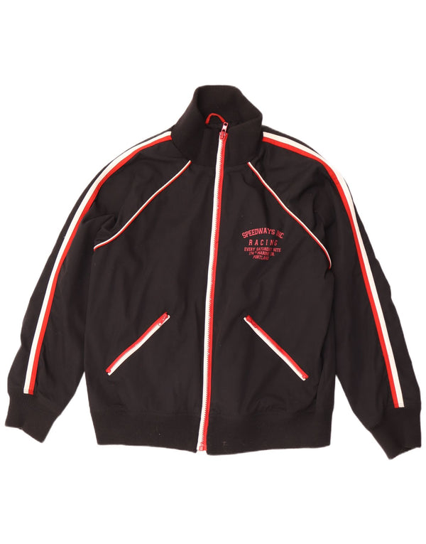Giacca bomber grafica da uomo Jack & Jones UK 42 XL poliestere nero