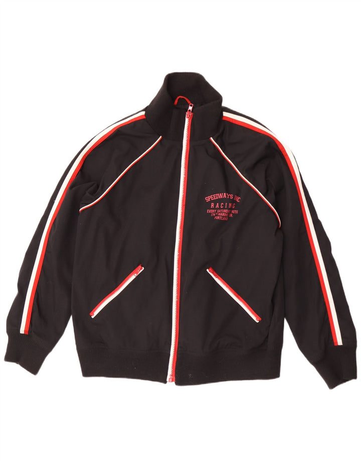 Giacca bomber grafica da uomo Jack & Jones UK 42 XL poliestere nero