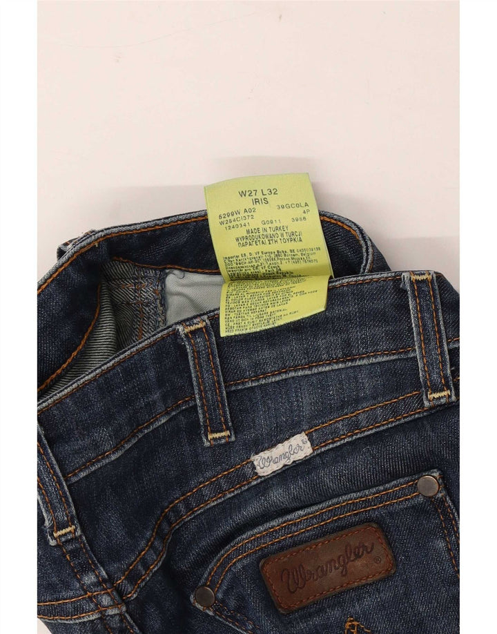 Jeans Wrangler Iris Bootcut da donna W27 L32 cotone blu navy