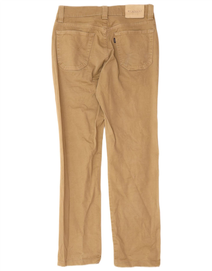 Jeans dritti da uomo Jeckerson W30 L29 cotone beige