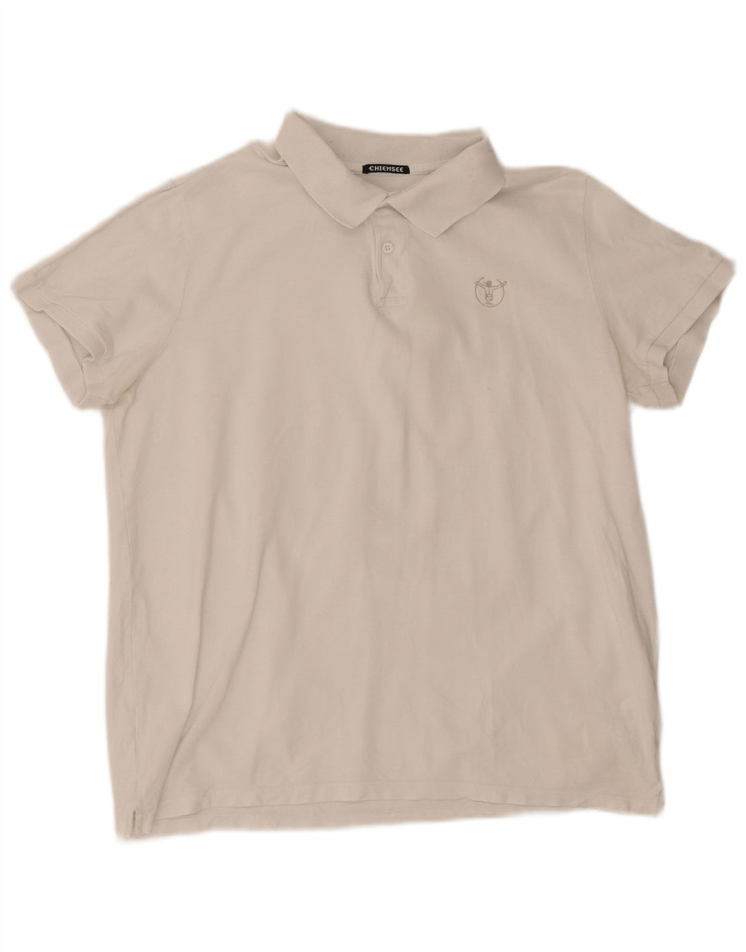 Polo da uomo Chiemsee XL in cotone bianco