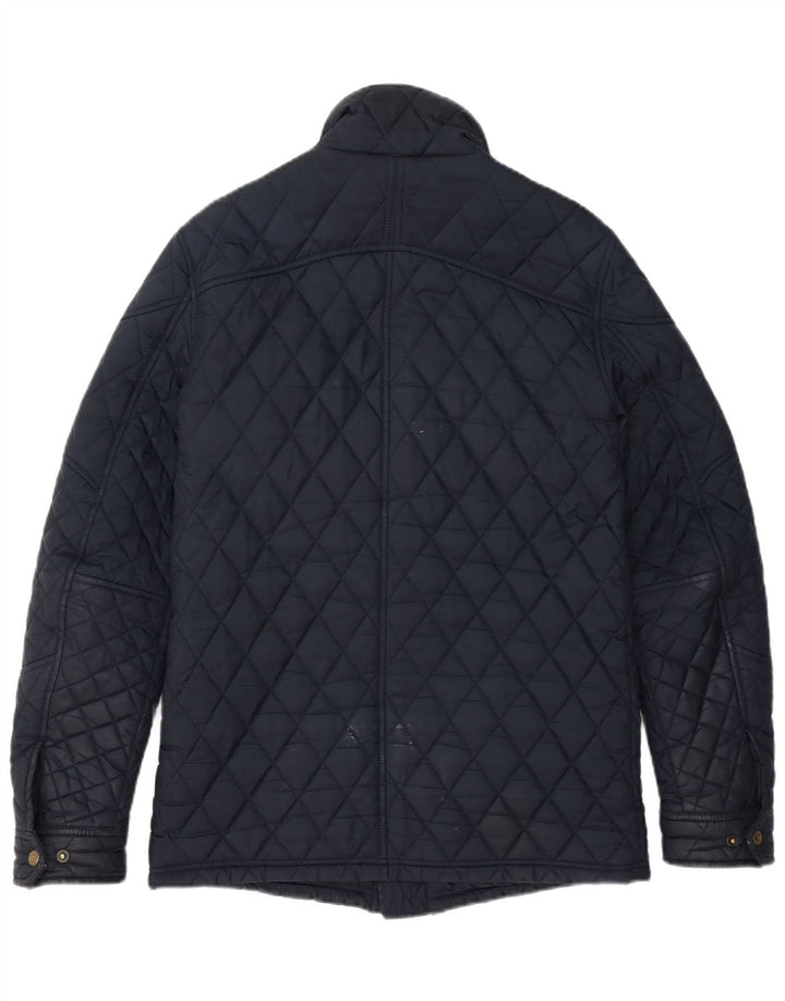 JOULES Giacca trapuntata da uomo UK 36 Small Poliestere blu navy