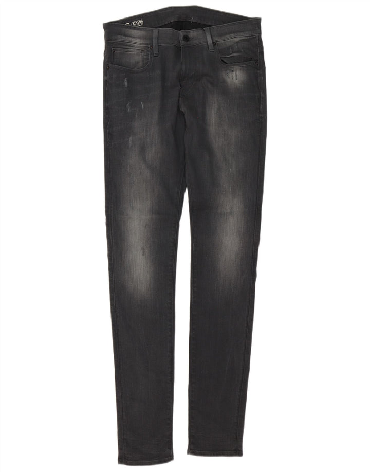 Jeans G-Star Revend da uomo super slim effetto consumato W34 L36 cotone grigio