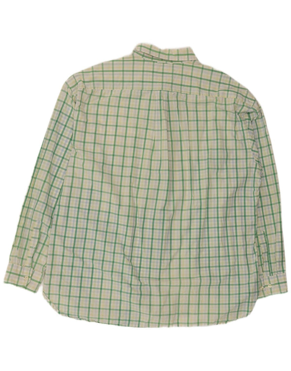 Camicia da uomo Tommy Hilfiger 2XL cotone a quadri verdi