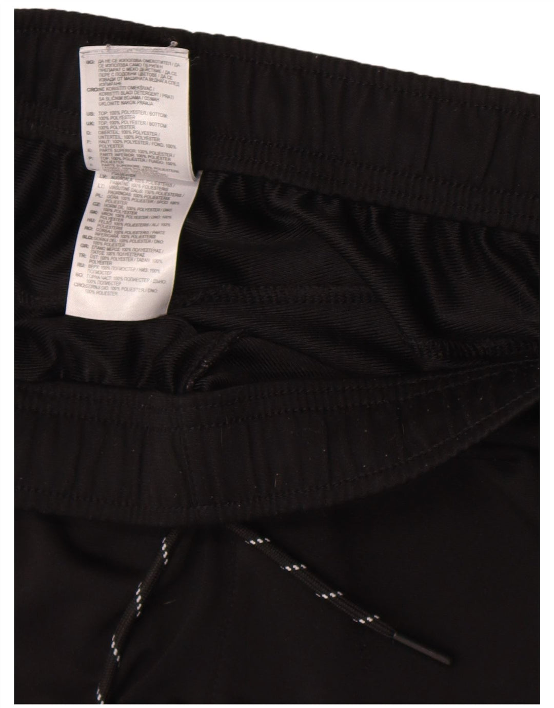 Pantaloni da tuta da uomo Adidas Joggers medio poliestere nero