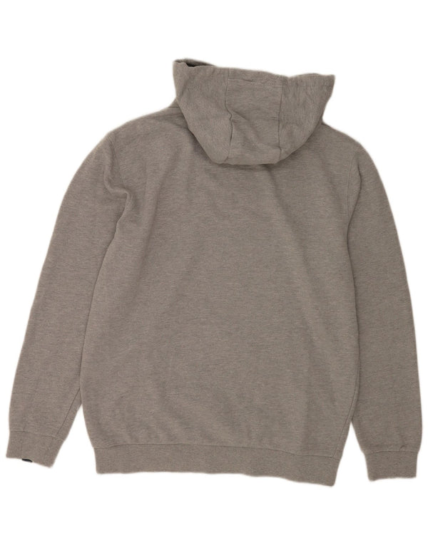 Felpa con cappuccio da uomo Ellesse grande in cotone grigio