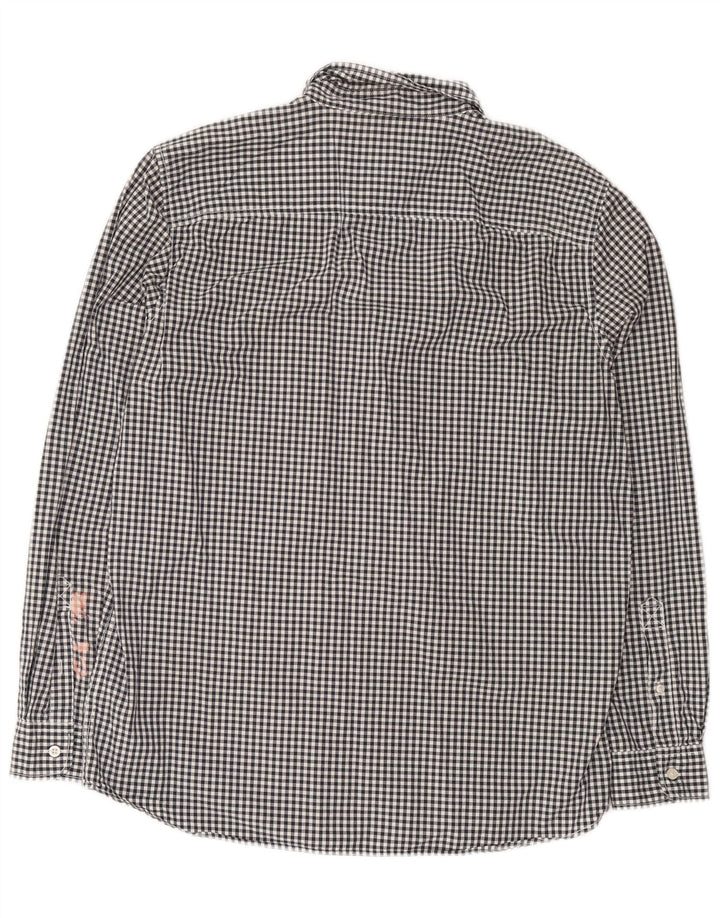 Camicia Timberland da uomo con vestibilità regolare, grande in cotone a quadretti blu navy