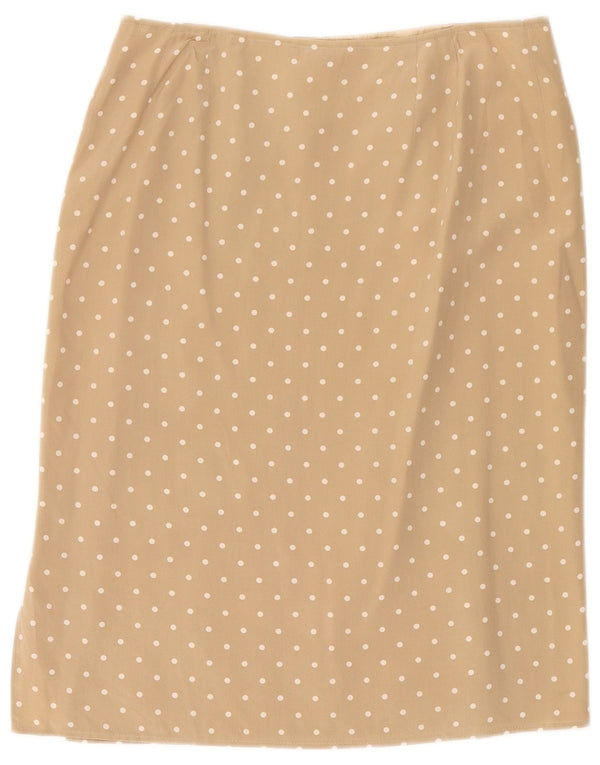 Max Mara Gonna tubino da donna UK 12 Media W30 Pois beige