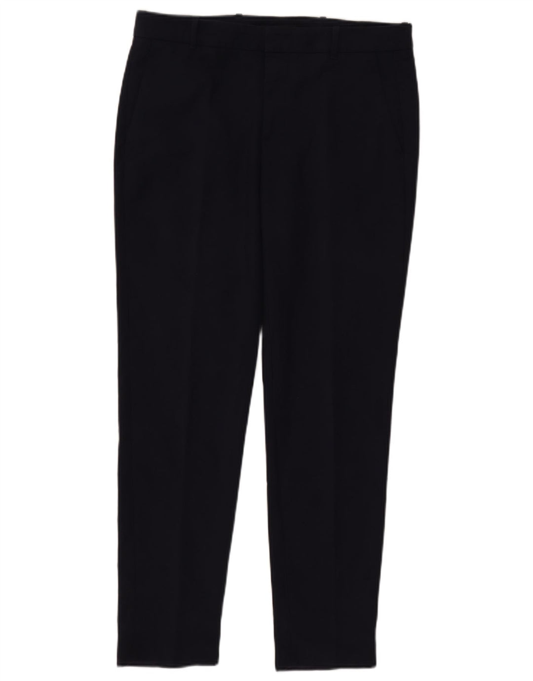 Pantaloni da abito slim Zara da donna grandi W33 L30 blu navy