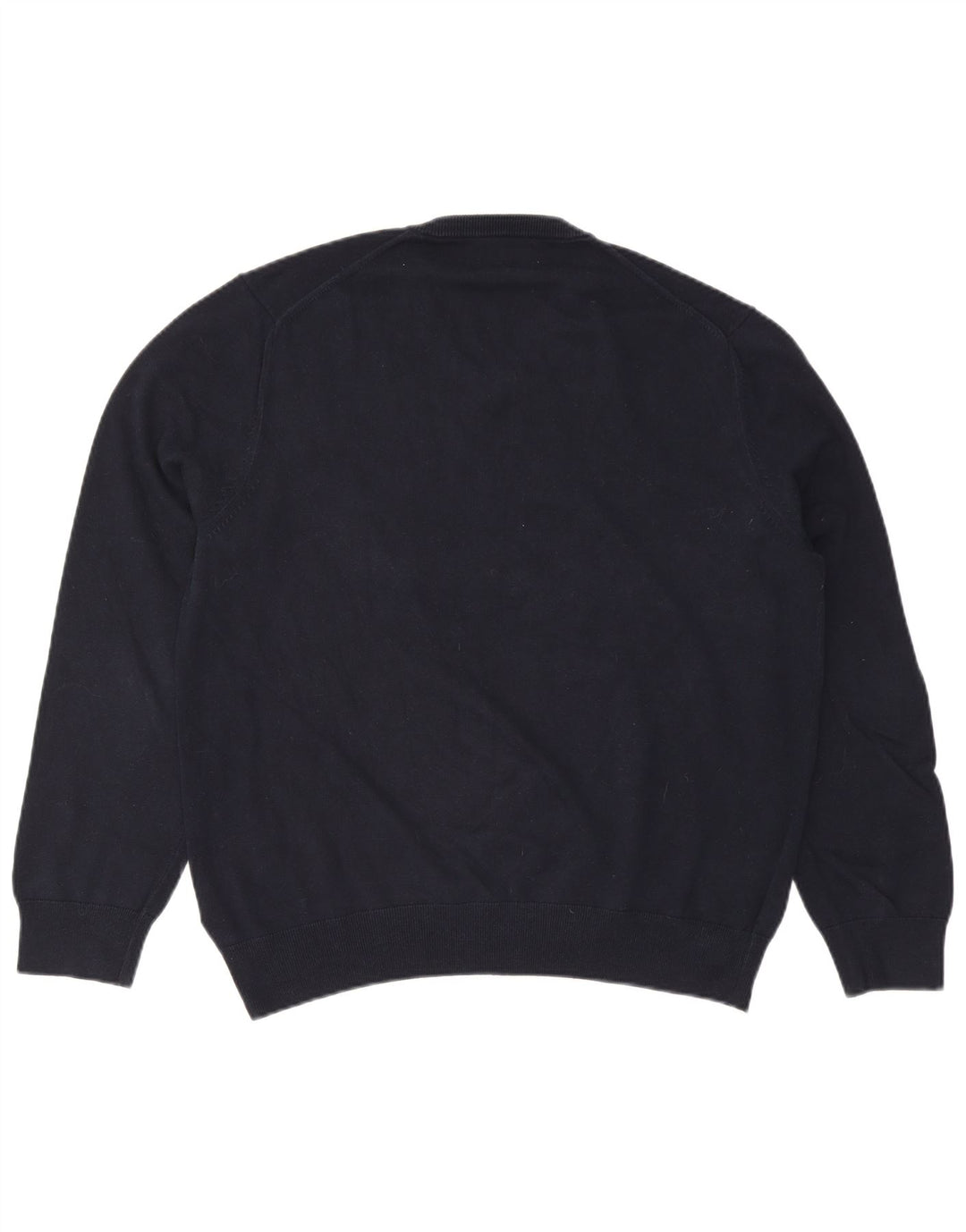Maglione da uomo con scollo a V Marks & Spencer XL in cotone blu navy
