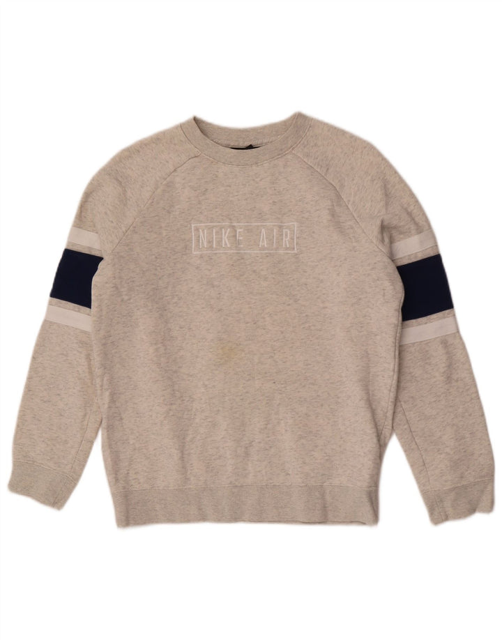 Felpa grafica Nike da bambino, 12-13 anni, grande, color grigio