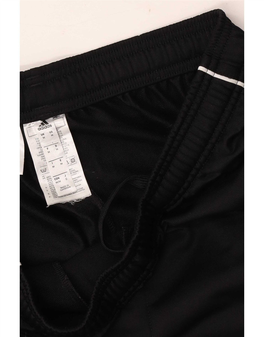 Pantaloni da tuta da uomo Adidas Joggers medio poliestere nero