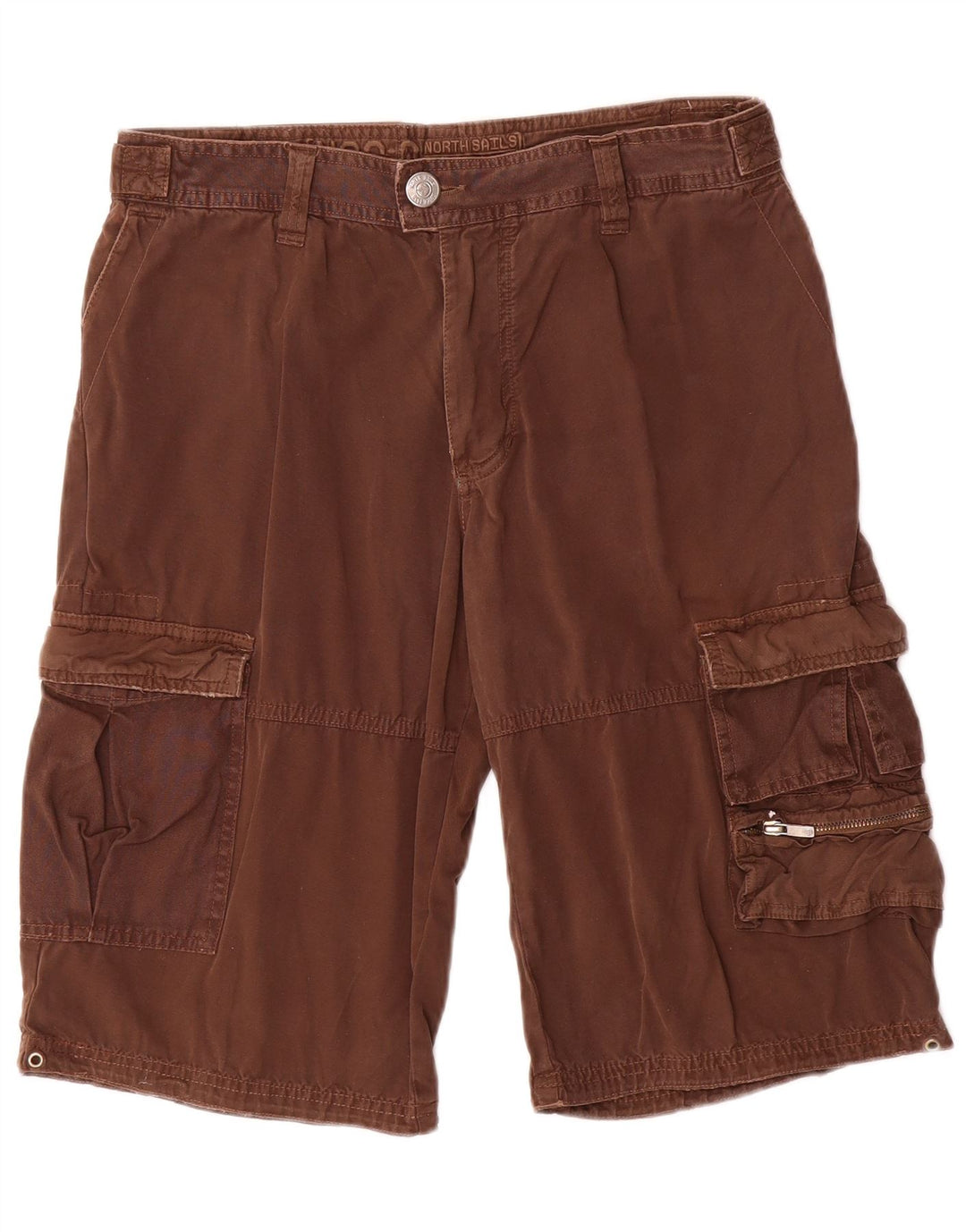 Pantaloncini cargo da uomo North Sails IT 54 2XL W32 Cotone marrone