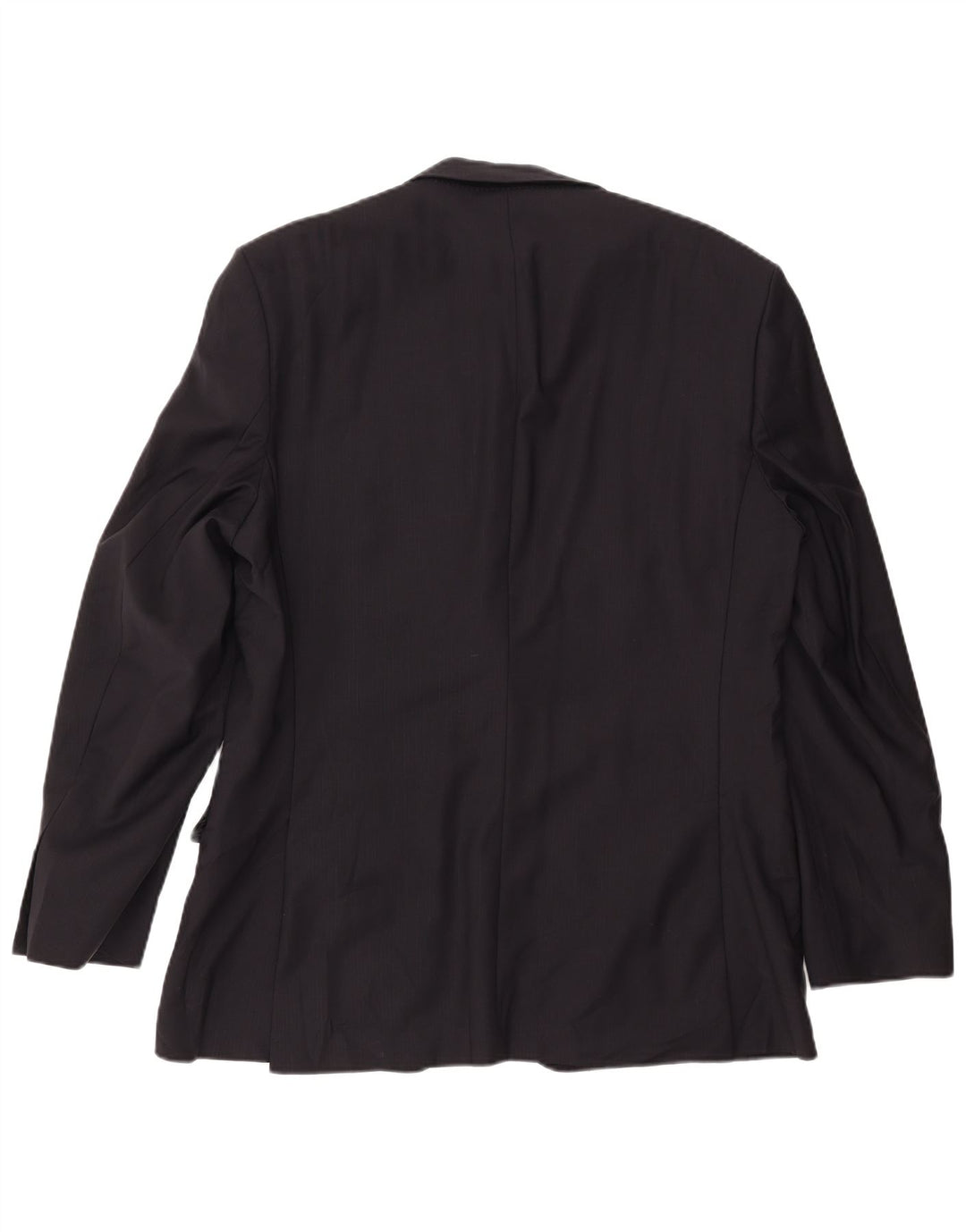 ZARA Giacca Blazer a 2 Bottoni da Uomo EU 54 XL Blu Navy Lana