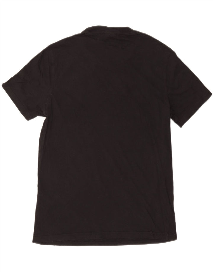 T-shirt grafica da uomo Champion Top in cotone nero medio