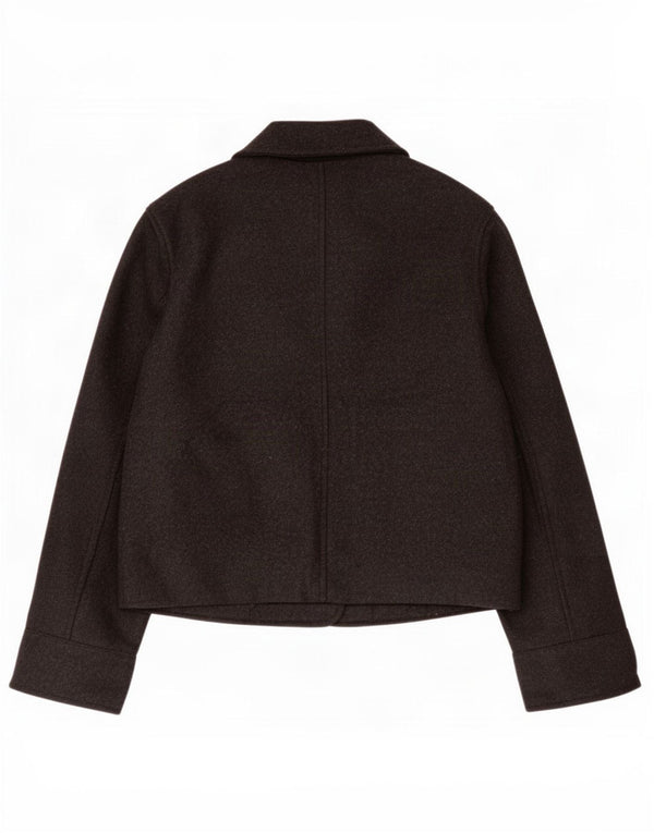 Giacca blazer a 3 bottoni da donna Zara UK 6 XS poliestere grigio
