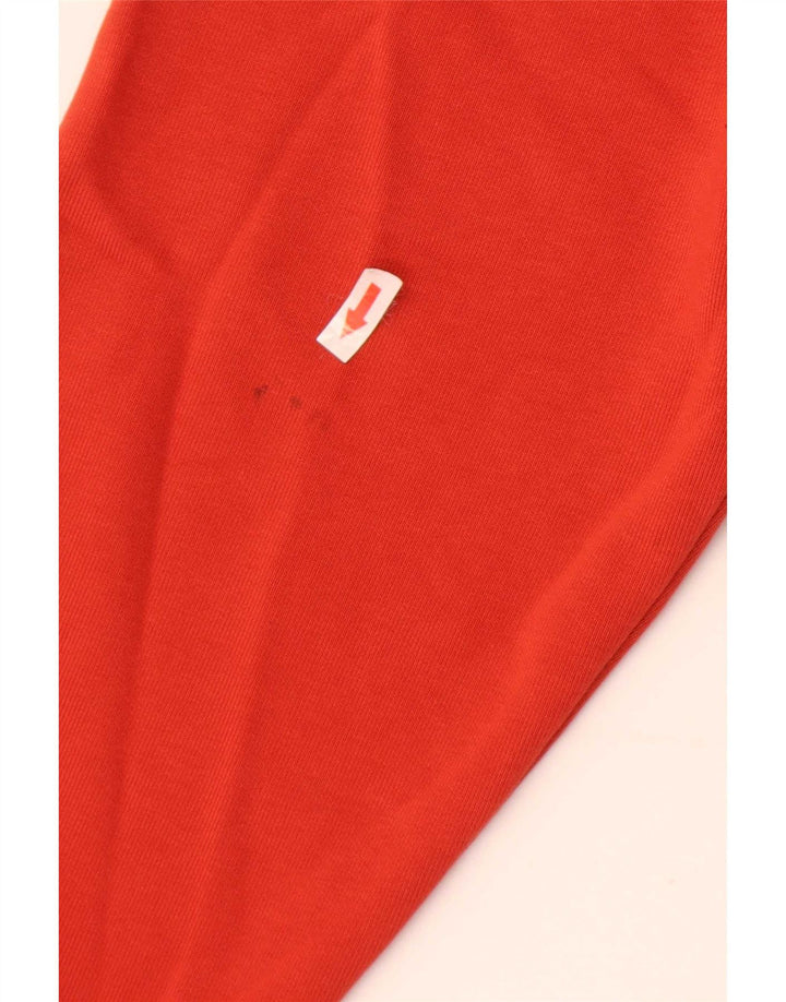 Maglione con cappuccio e zip da uomo Zara piccolo in cotone rosso