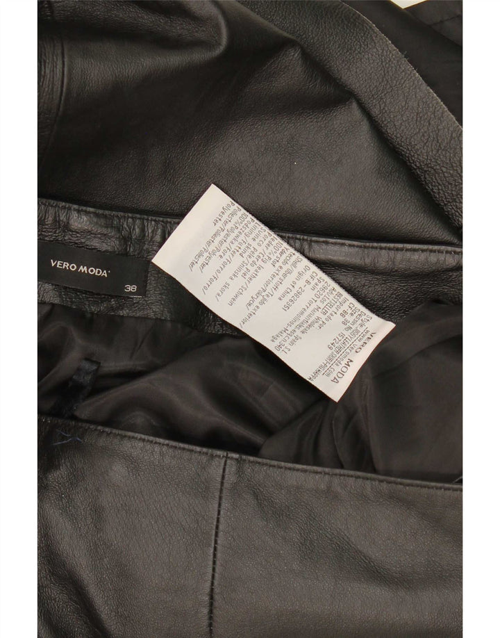 Vero Moda Gonna avvolgente in pelle da donna EU 38 Media W30 Nero