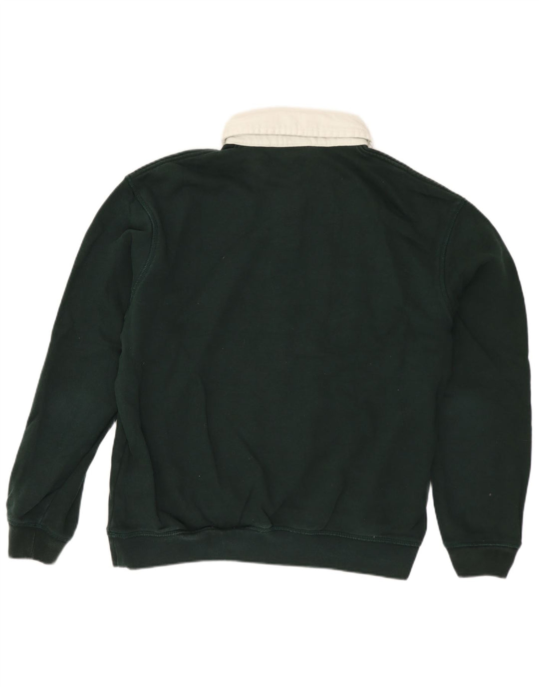Felpa Zara da uomo con collo alto, maglione piccolo verde a blocchi di colore