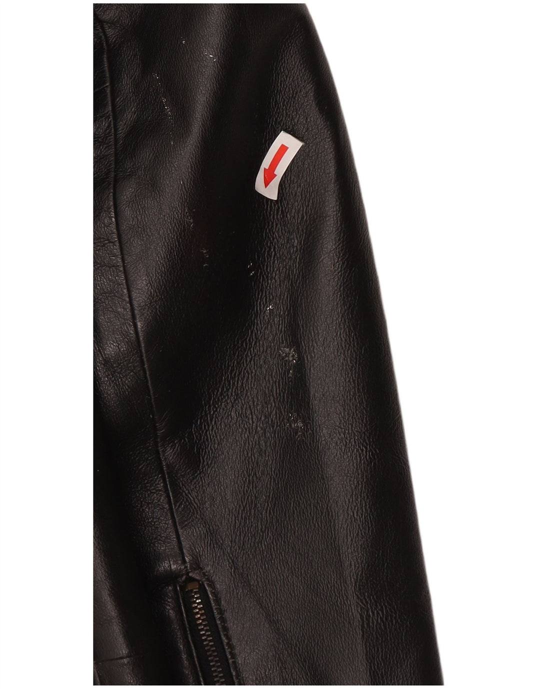 Giubbotto bomber corto in pelle da donna Privilegi IT 44 medio in pelle nera