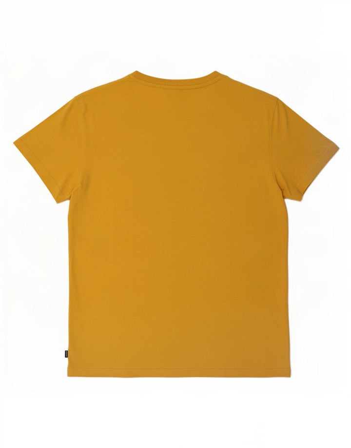 T-shirt da uomo Superdry Top grande in cotone giallo