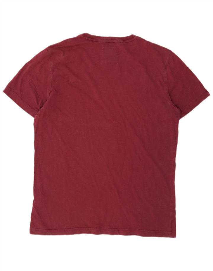 Crew Clothing T-shirt da uomo Top in cotone marrone medio