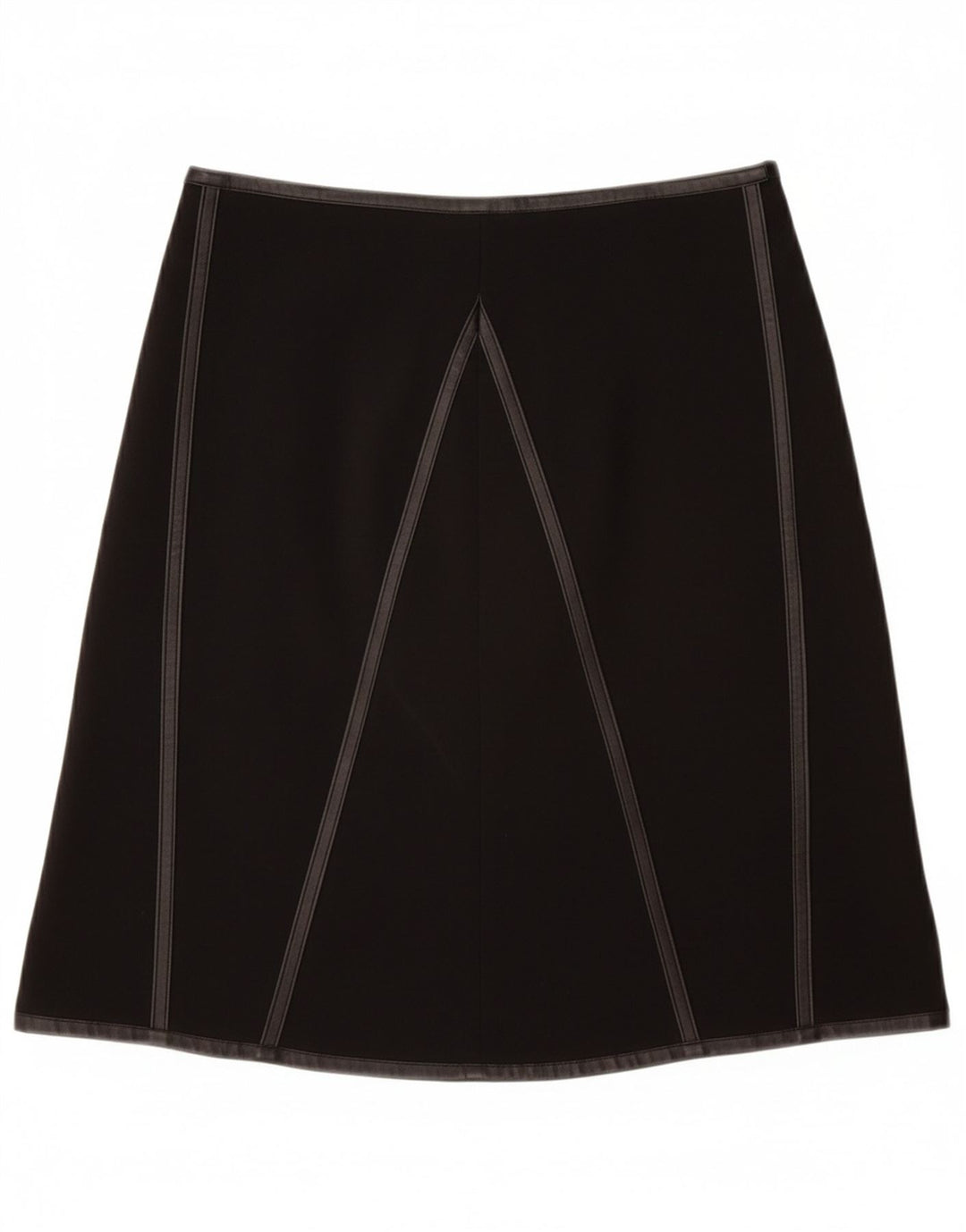 Gonna a trapezio da donna VINTAGE W28 media nera