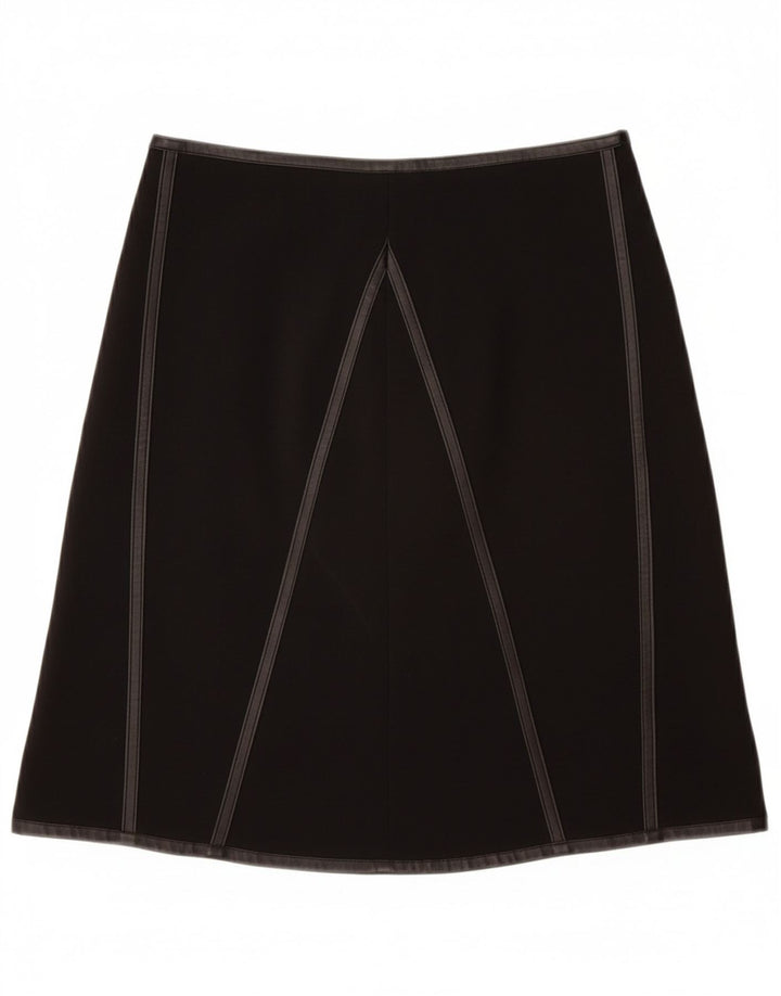 Gonna a trapezio da donna VINTAGE W28 media nera