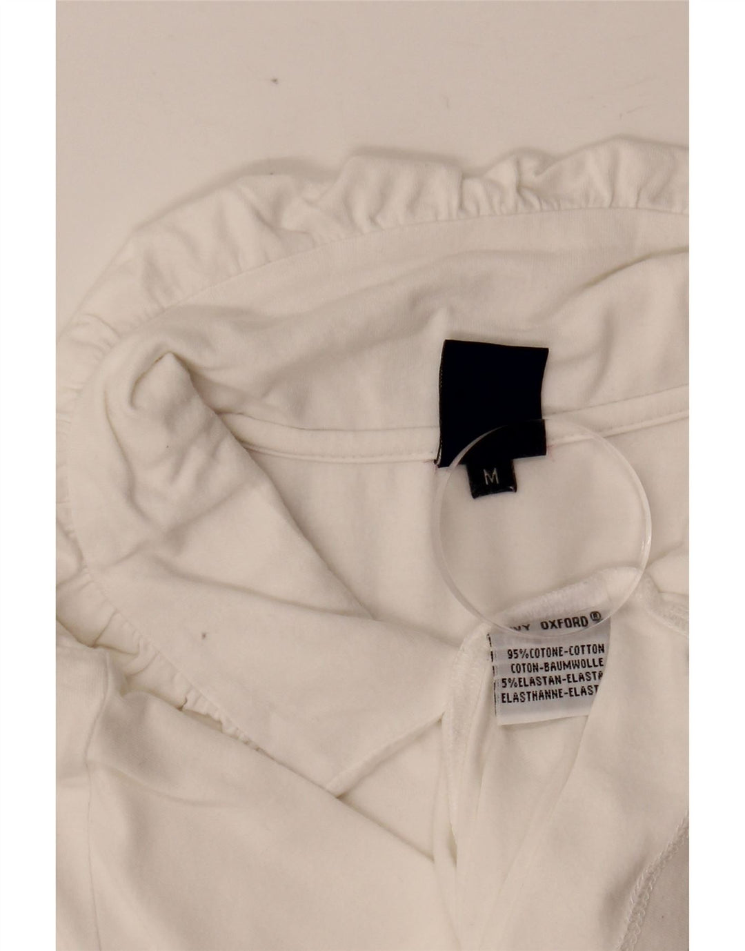 Polo da donna IVY OXFORD UK 12 cotone bianco medio