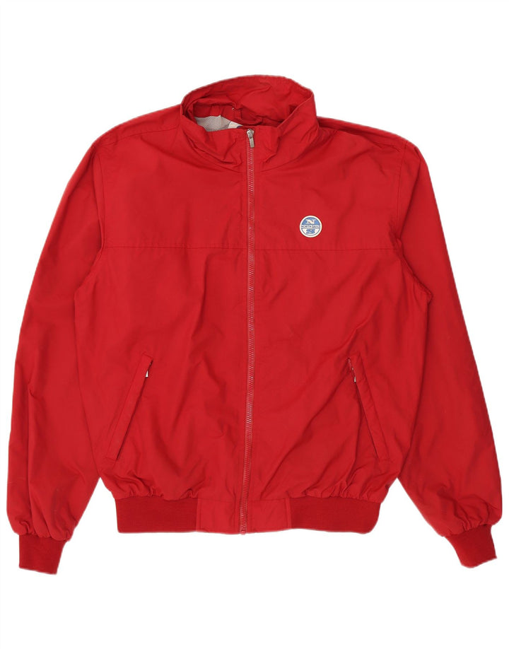 Giubbotto bomber da uomo North Sails UK 42 XL nylon rosso