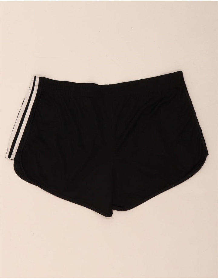 Pantaloncini sportivi ADIDAS da donna UK 16/18 Large Nero Poliestere