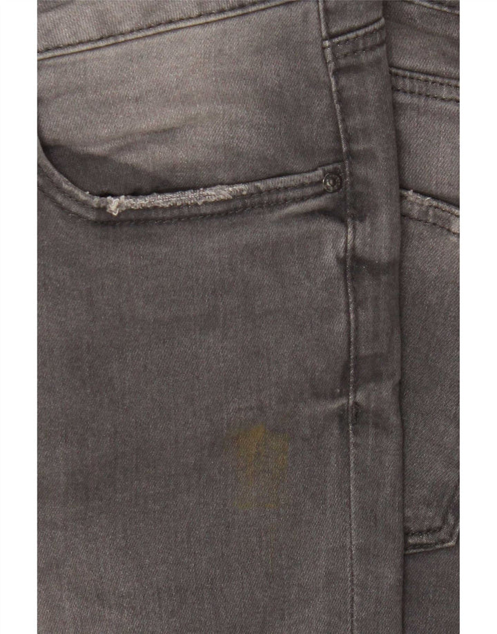 Jeans corti da donna Zara EU 40 medio W30 L25 cotone grigio
