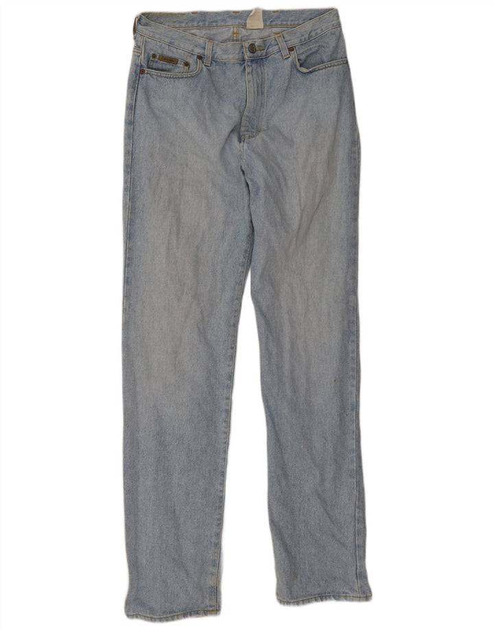 Jeans dritti da uomo Calvin Klein W34 L34 cotone blu