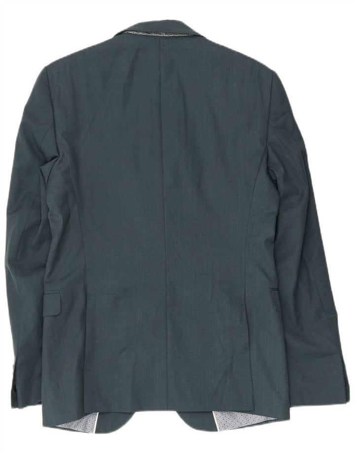 Giacca blazer da uomo a 2 bottoni Zara UK 36 piccola verde