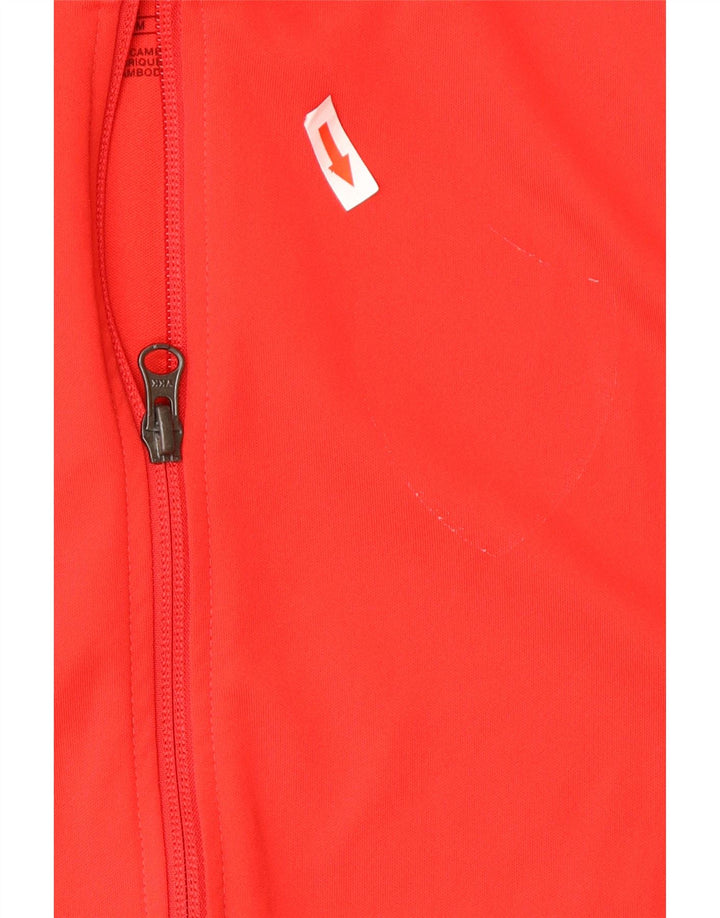 Giacca da tuta da ragazzo Nike Dri Fit Top Jacket 12-13 anni Large Rosso Poliestere