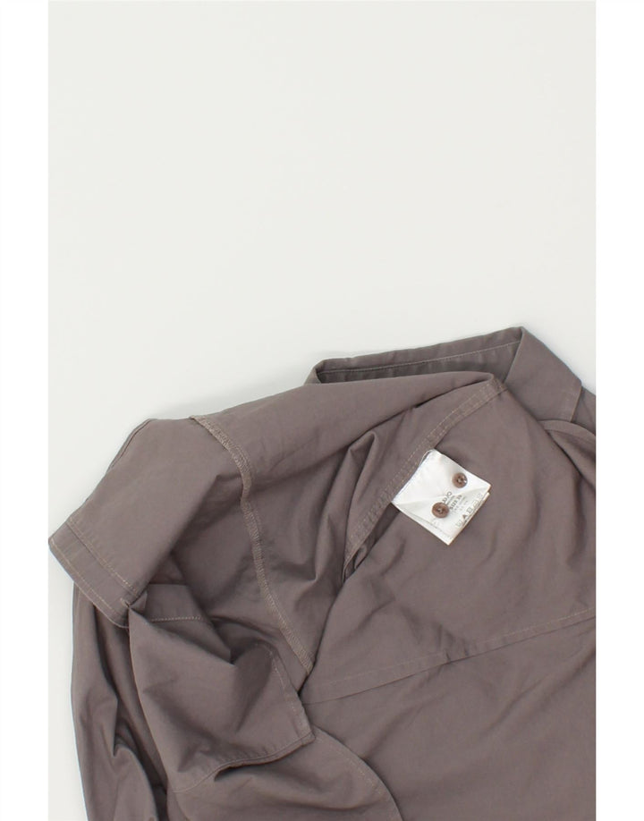 LIU JO Mens Shirt Size 39 Medium Grey Cotton | Vintage Liu Jo | Thrift | Second-Hand Liu Jo | Used Clothing | Messina Hembry 