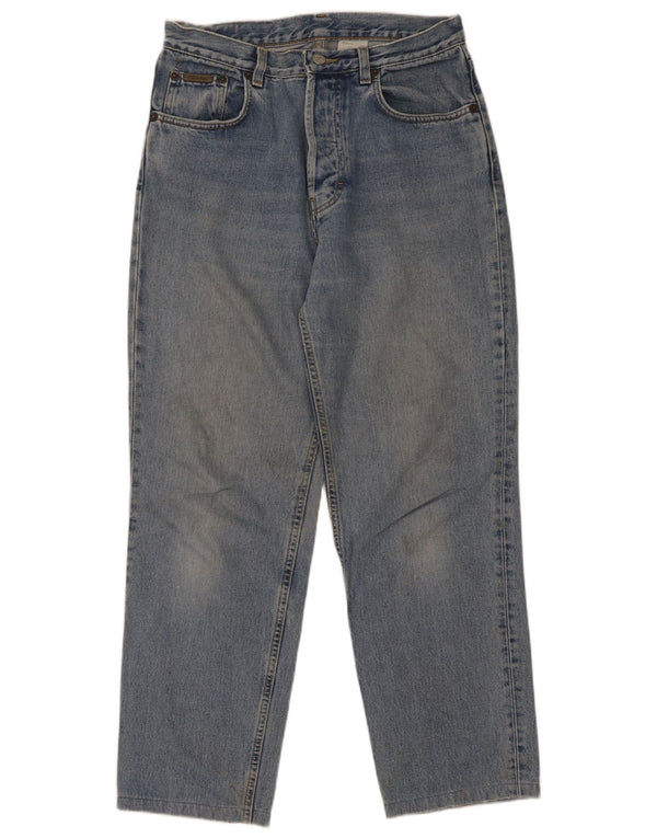Jeans dritti da uomo Calvin Klein W30 L29 cotone blu