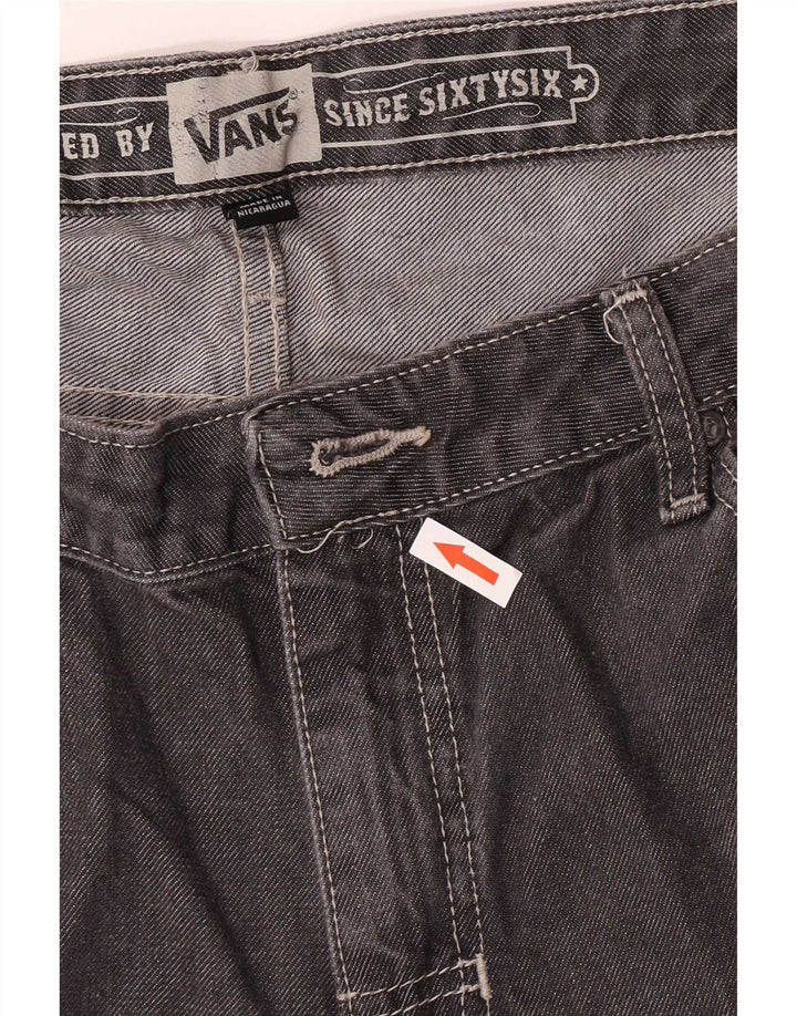 Jeans dritti da uomo Vans W36 L27 Cotone grigio